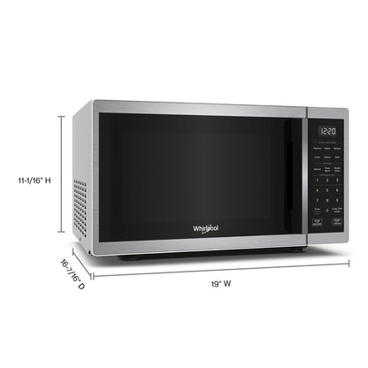 0.9 Cu. Ft. Stainless Steel Countertop Microwave with Steam Clean - 900 Watt