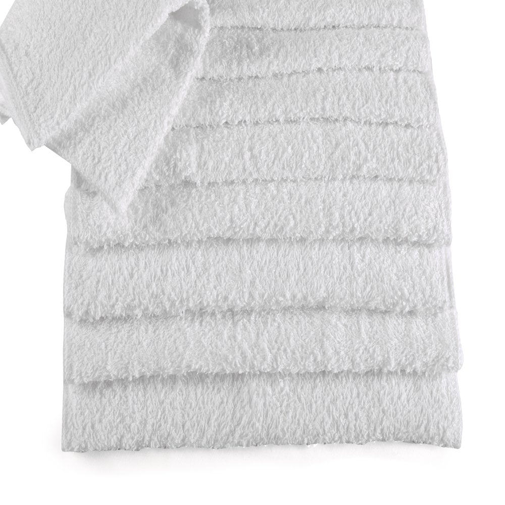 18-Pack Washcloth Bundle, White