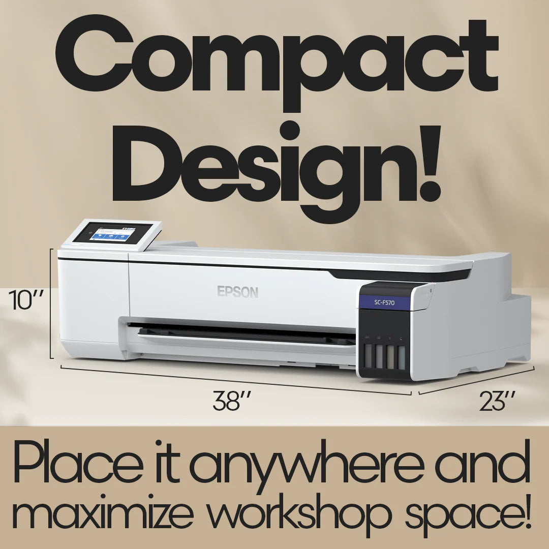 Surecolor F570 24" Pro Sublimation Printer Flat Blanks Bundle