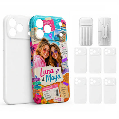3D Iphone Case Kit with 1 Pack 3D Printing Metal Mold Iphone Cover Tool and 8 Pack Blank Sublimation Phone Case for Iphone(Ship from China)