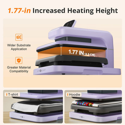 [New Customer Exclusive]Htvront Auto Heat Press 2-15X15+55 Pack Heat Press Accessories