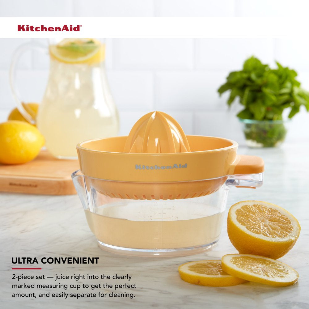 18 Ounce Dishwasher Safe Citrus Juicer in Buttercup Tangerine Orange