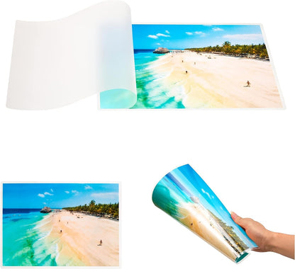 SINCHI Never-Jam Laminator & SINCHI 3 Mil 200 Pack Laminating Sheets