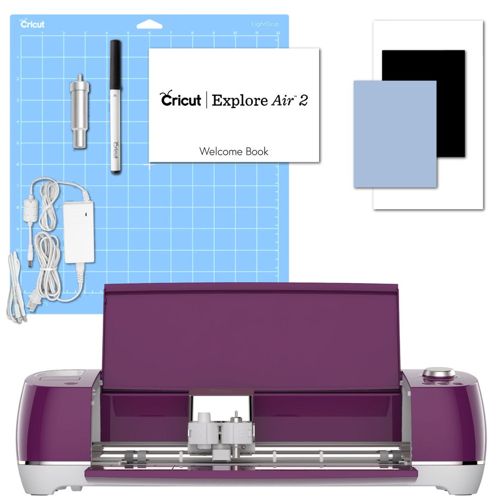 Explore Air 2 Machine Bundle - Tool Kit and Vinyl - Boysenberry