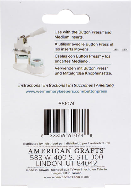 Button Press Keychain Kit-Makes 2