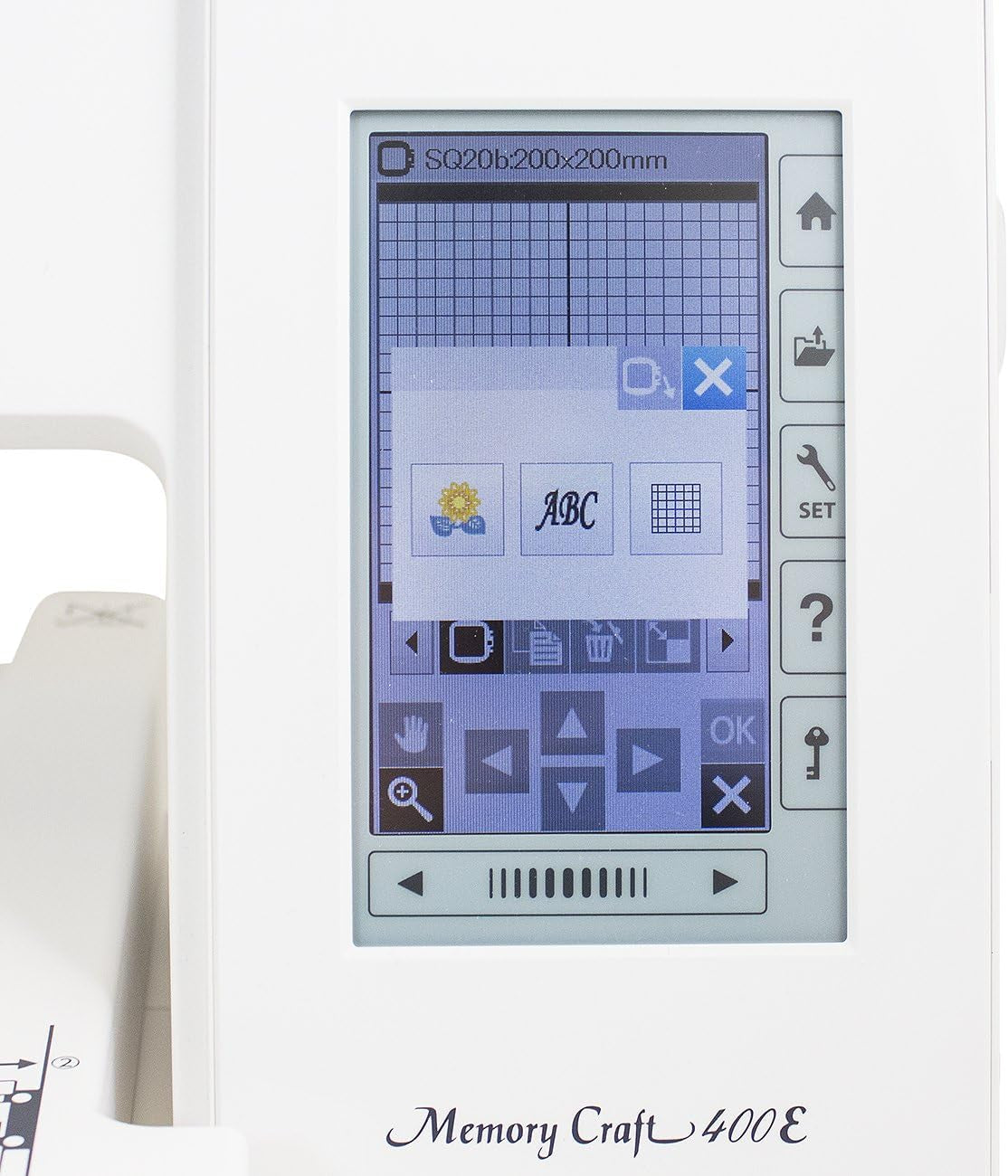 Janome Memory Craft 400E Embroidery Machine