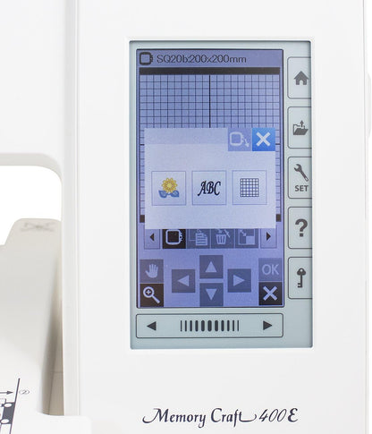 Janome Memory Craft 400E Embroidery Machine