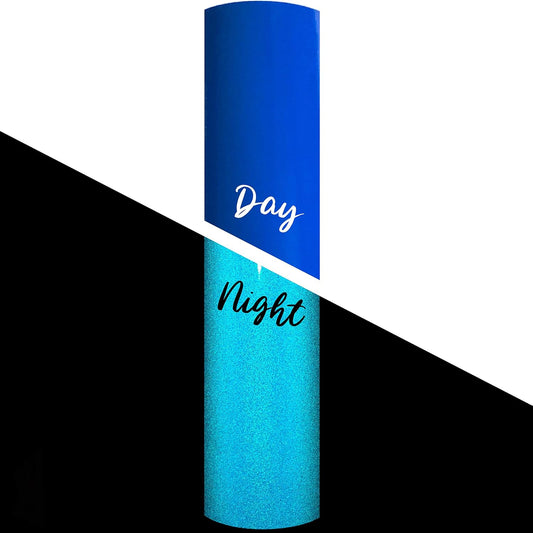 Turner Moore Edition Blue Reflective Vinyl Permanent Adhesive, 12X12 Sheets Reflective Vinyl for Cricut, Cars, Bikes, Decals, Stickers, Signs, Helmets, Mailbox, Numbers, Reflective Tape (3-Pack)
