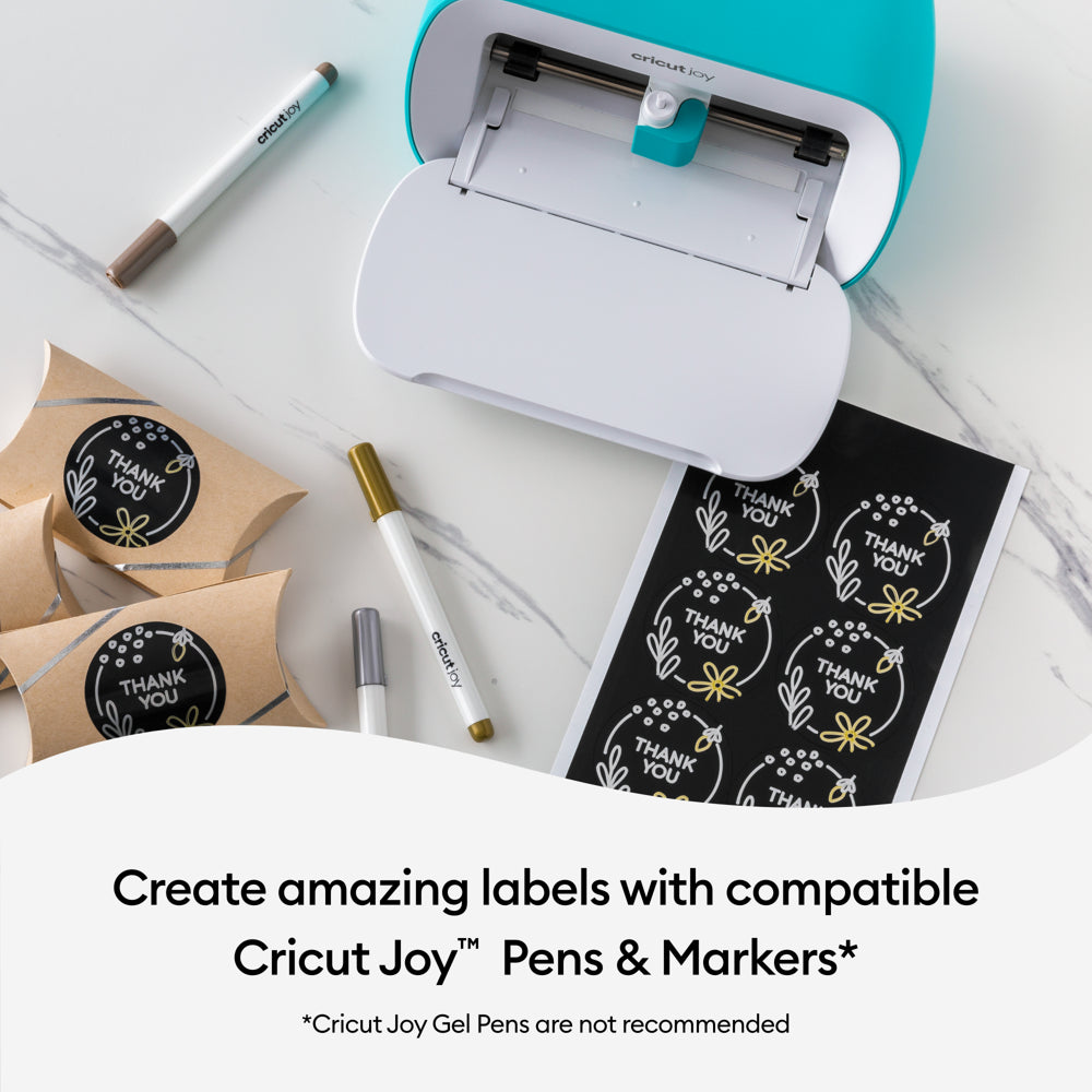 Joy™ Smart Label™ Writable Vinyl – Removable Black, 5.5" X 13"