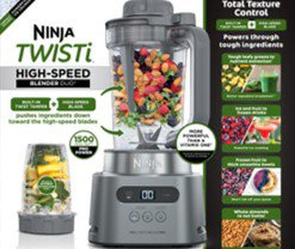 Twisti, HIGH-SPEED Blender DUO 3 Preset Auto-Iq Programs, 34 Oz. Pitcher Capacity, SS150