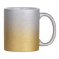 HPN Sublicraft 11 Oz. Glitter Gradient Sublimation Ceramic Mug - 12 per Case