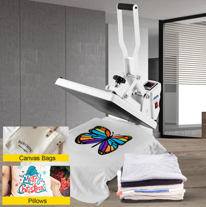 Epson Printer with DTF Ink + Heat Press 15"X15" Printing Heat Transfer T-Shirt