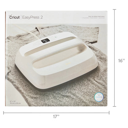 Cricut Easypress® 2, Daybreak - 12 in X 10 in - Handheld Heat Press Machine, White