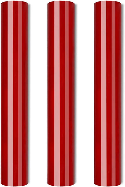 3D Puff Heat Transfer Vinyl Puff HTV 3 Sheets 12"X10" Htv Bundle 3D Puffy HTV Iron on Vinyl for Cricut Heat Transfer Vinyl for T-Shirts Clothes Shirts Bag Pillow Textile Fabric(Red)