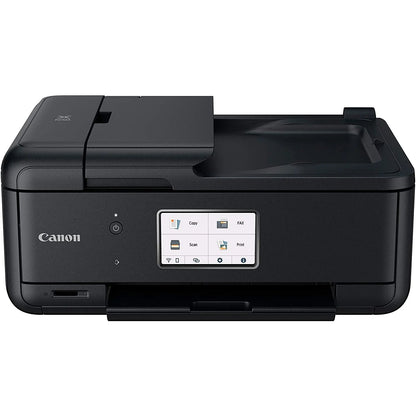 Canon Pixma Tr8620A Wireless All-In-One Printer for Home Office W/ Copy, Scanner, Fax, Mobile Print Photo Printing Bundle with DGE USB Cable + Small Business Software Kit | Official Canon Partner