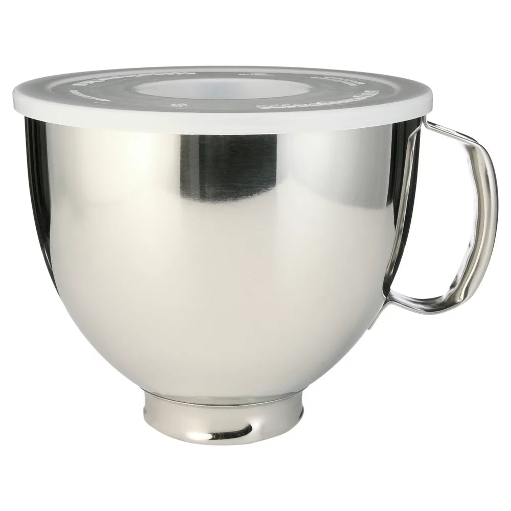 ® 5-Qt. Tilt-Head Polished Stainless Steel Bowl with Comfortable Handle (K5THSBP)