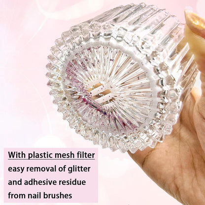 Monomer Dish Dappen Dish for Monomer Large Nail Cup for Nail Monomer Liquid Glass Nail Brushes Cup for Acrylic Liquid Powder Nail Glitter Gel Polish Remover Holder for Nail Salon Nail Art Business