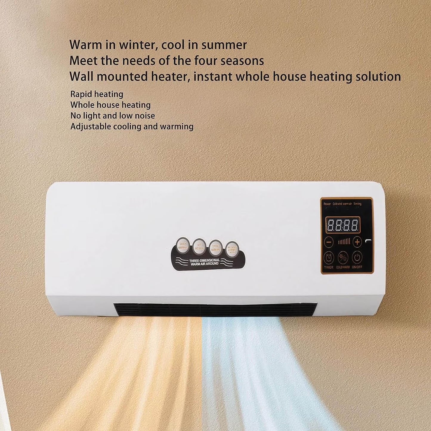 12000 BTU through the Wall Air Conditioner,115V,440 Sq. Ft. Ac Window Unit,Portable Mobile Conditioning Outdoor Camping Household-Cooled -One Machine without External Mini Small Conditioner