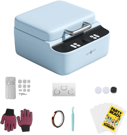 Phone Case Heat Press Machine - Vacuum Heat Press Machine for Phone Cases- Sublimation Press for Custom Phone Case, Badges, Coasters, Includes Film & Fixture (Compatible with Iphone)