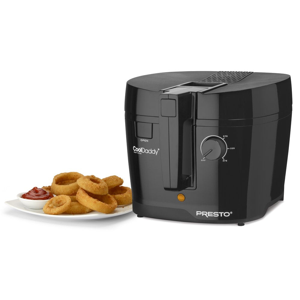 Cool Daddy® Cool-Touch Deep Fryer, Black