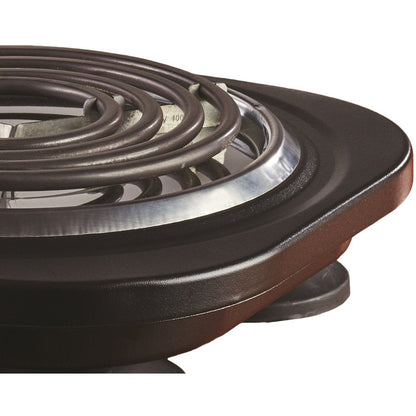 1,000-Watt Single Electric Burner (Black)