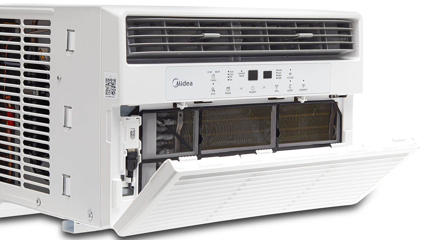 10,000 BTU 115V Smart Window Air Conditioner with Comfort Sense Remote, White, MAW10S1WWT-T, New