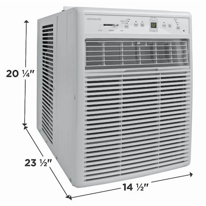 8,000 BTU Slider Casement Window Room Air Conditioner up to 350 Sq Ft, White