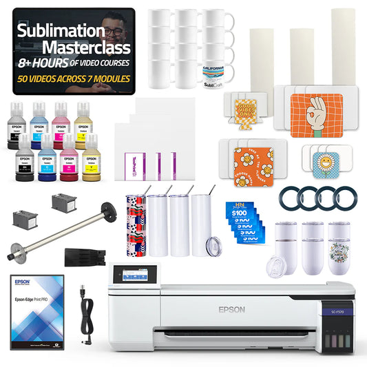 Surecolor F570 24" Pro Sublimation Printer Drinkware Bundle