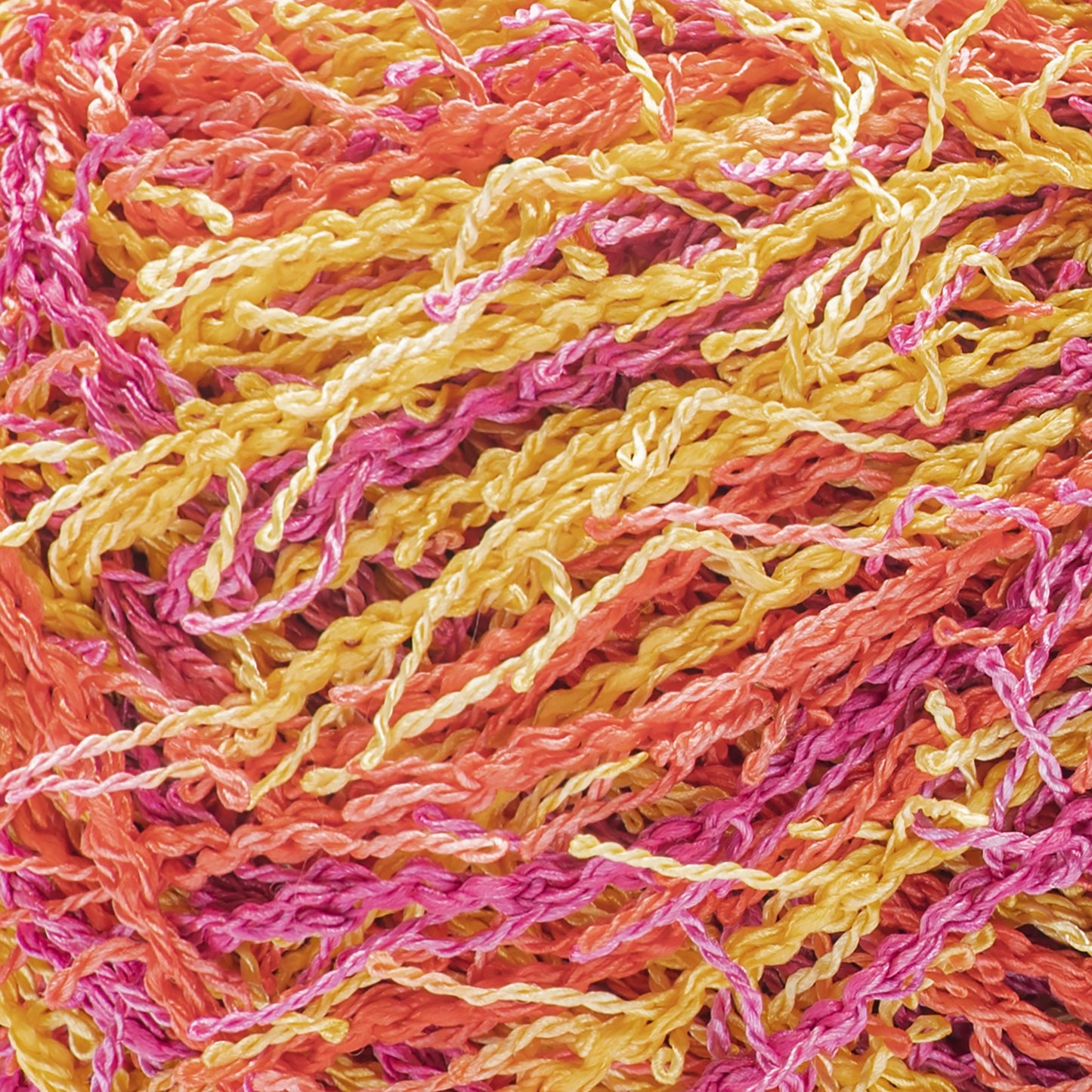 Squeaky Clean Prints Yarn by Loops & Threads - Yarn for Knitting - Crochet - Weaving - and Arts & Crafts - Candy - Polyester - 3 Oz