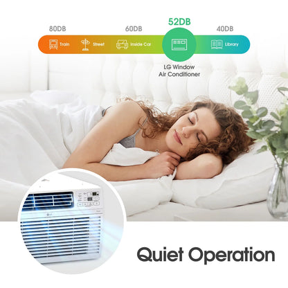 New 8,000 BTU 350 Sq Ft 115 V Window Air Conditioner with Remote, LW8024RD
