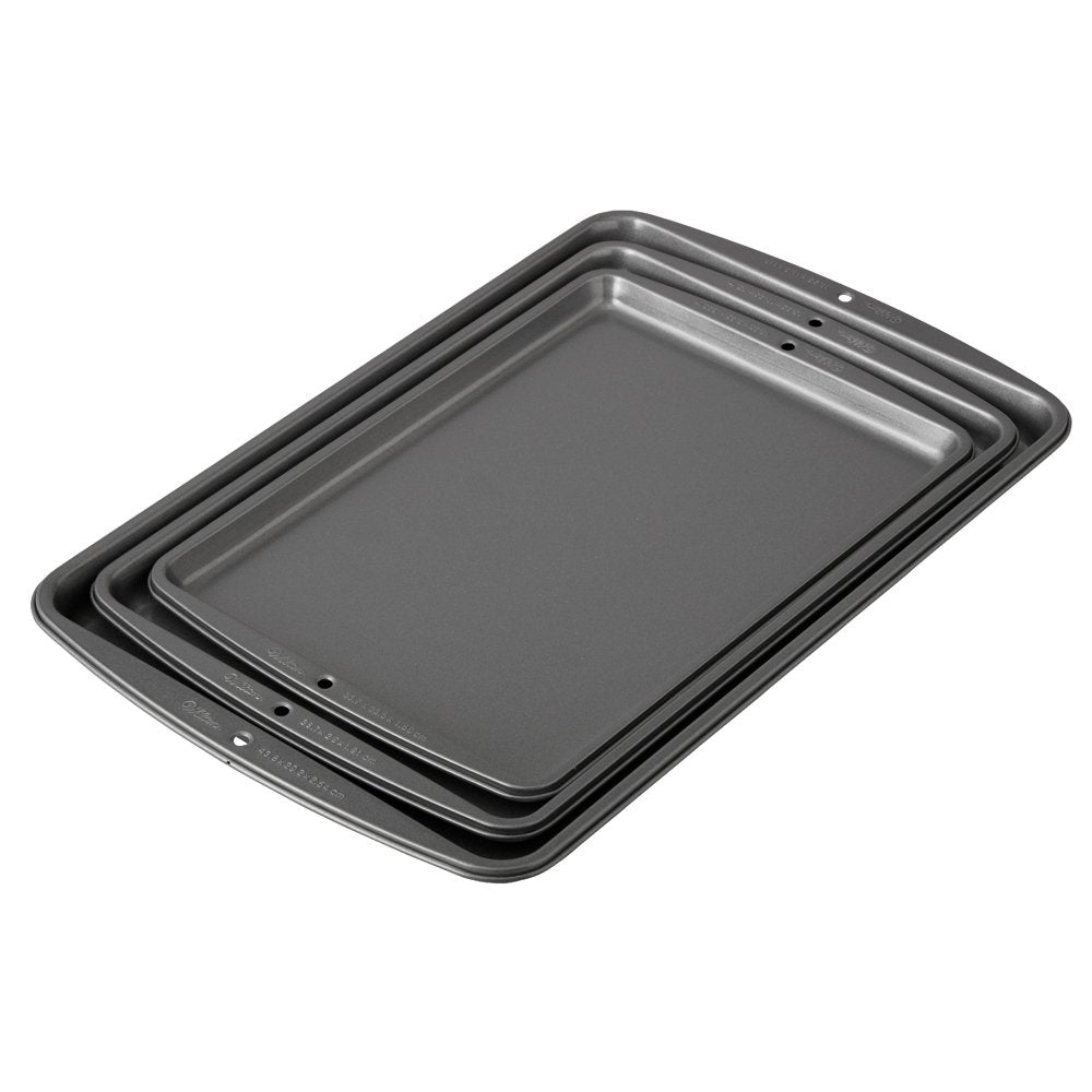 Bake It Better Steel Non-Stick Baking Pan Set, 3-Piece