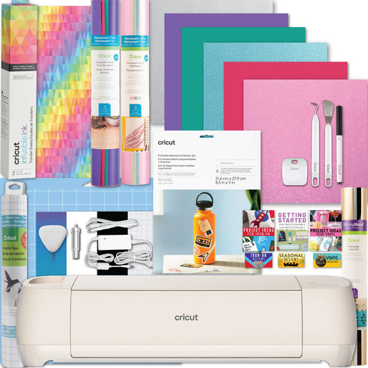 Cricut Explore 4 Craft Cutting Machine with Ultimate Sticker Making Bundle