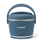 Electric Lunch Box, Portable Food Warmer, 20 Oz, Faded Blue (6.54 X 6.54 X 6.54)