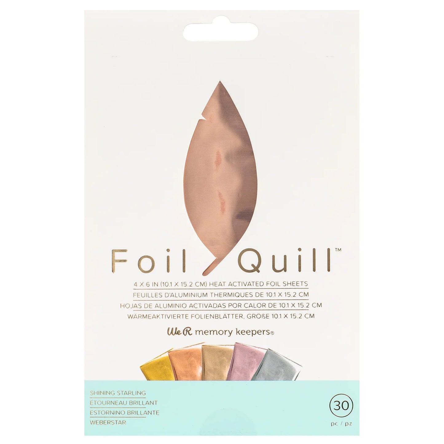 Foil Quill Sheets - 4 X 6 Inch Sheets - Shining Starling (30 Piece)