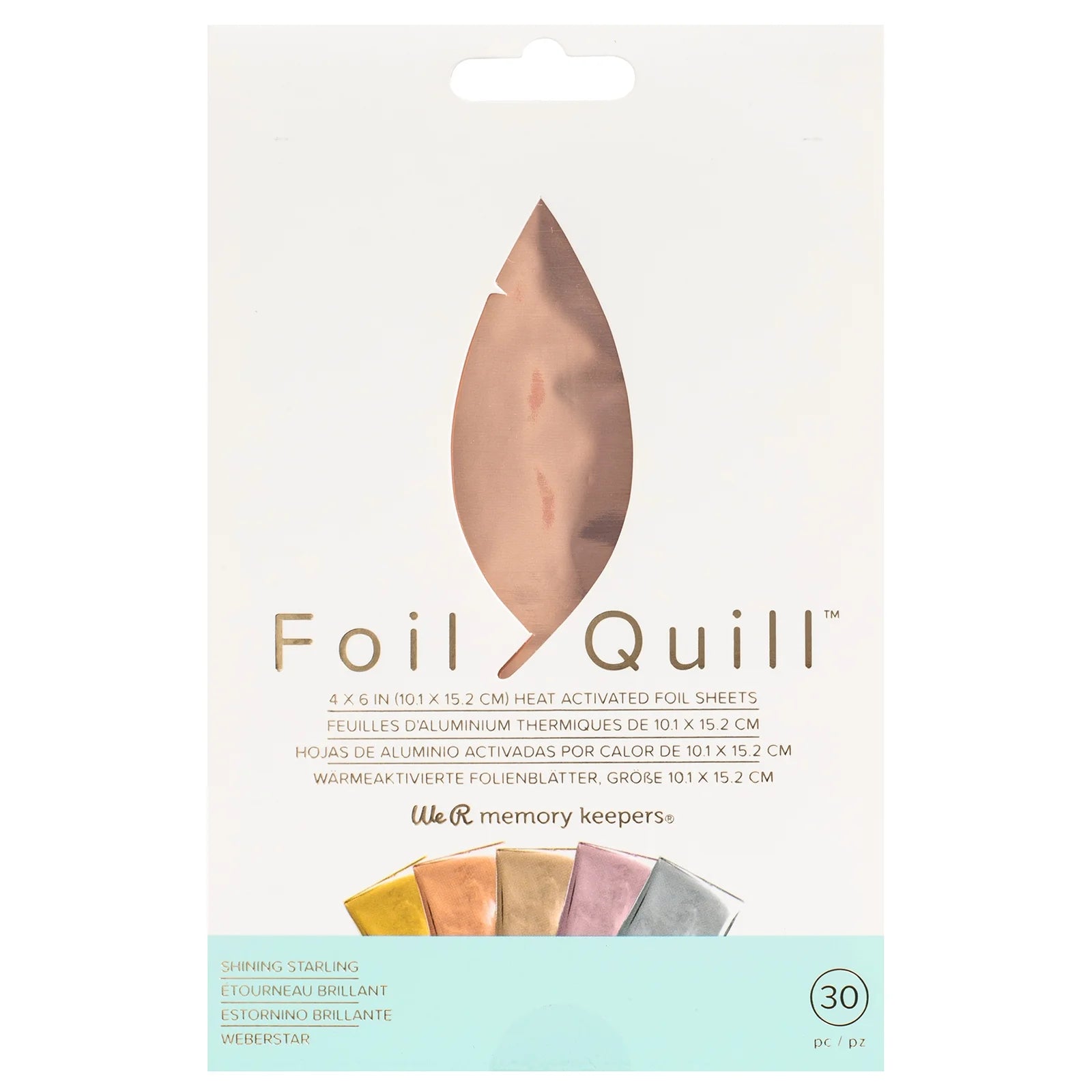 Foil Quill Sheets - 4 X 6 Inch Sheets - Shining Starling (30 Piece)