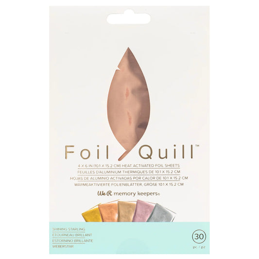 Foil Quill Sheets - 4 X 6 Inch Sheets - Shining Starling (30 Piece)
