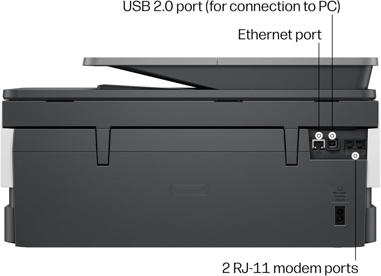 HP Officejet Pro 8139 Wireless All-In-One Color Inkjet Printer, Print, Scan, Copy, Fax, ADF, Duplex Printing Best-For-Home-Office, 1 Year Trial of Instant Ink Included, Ai-Capable (C2VK3A)