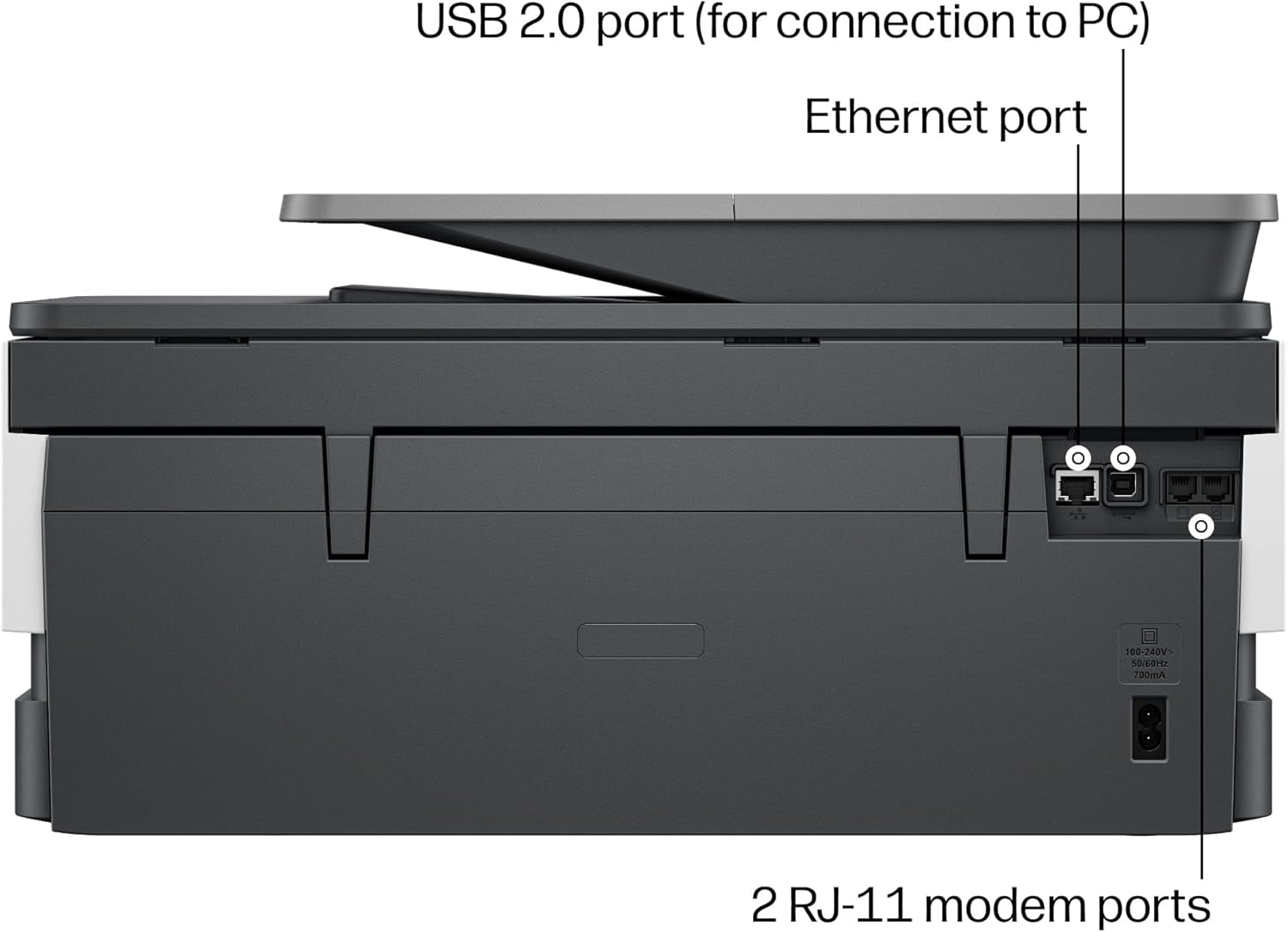 HP Officejet Pro 8139 Wireless All-In-One Color Inkjet Printer, Print, Scan, Copy, Fax, ADF, Duplex Printing Best-For-Home-Office, 1 Year Trial of Instant Ink Included, Ai-Capable (C2VK3A)