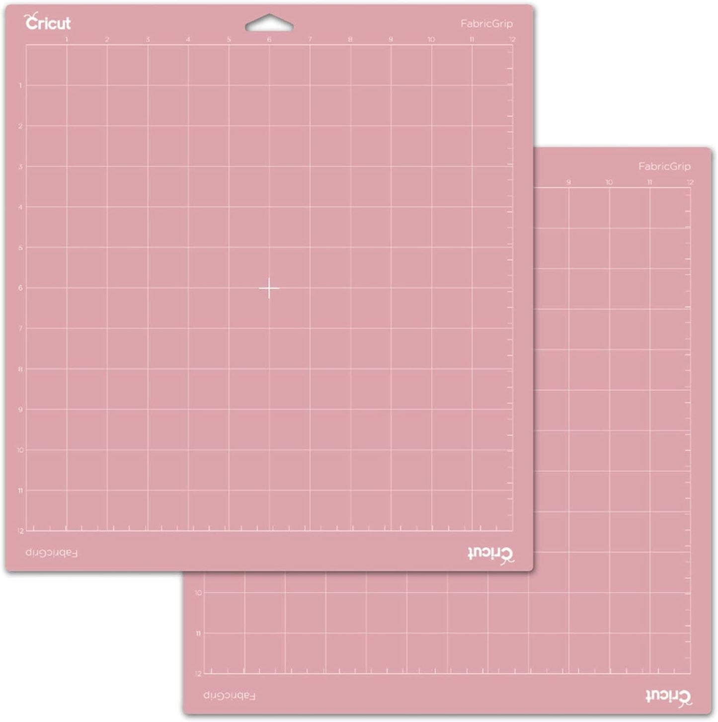 Cricut Fabricgrip Adhesive Cutting Mat 12" X 12", High Density Fabric Craft Cutting Mat. Use for Explore/Maker, (2 CT)