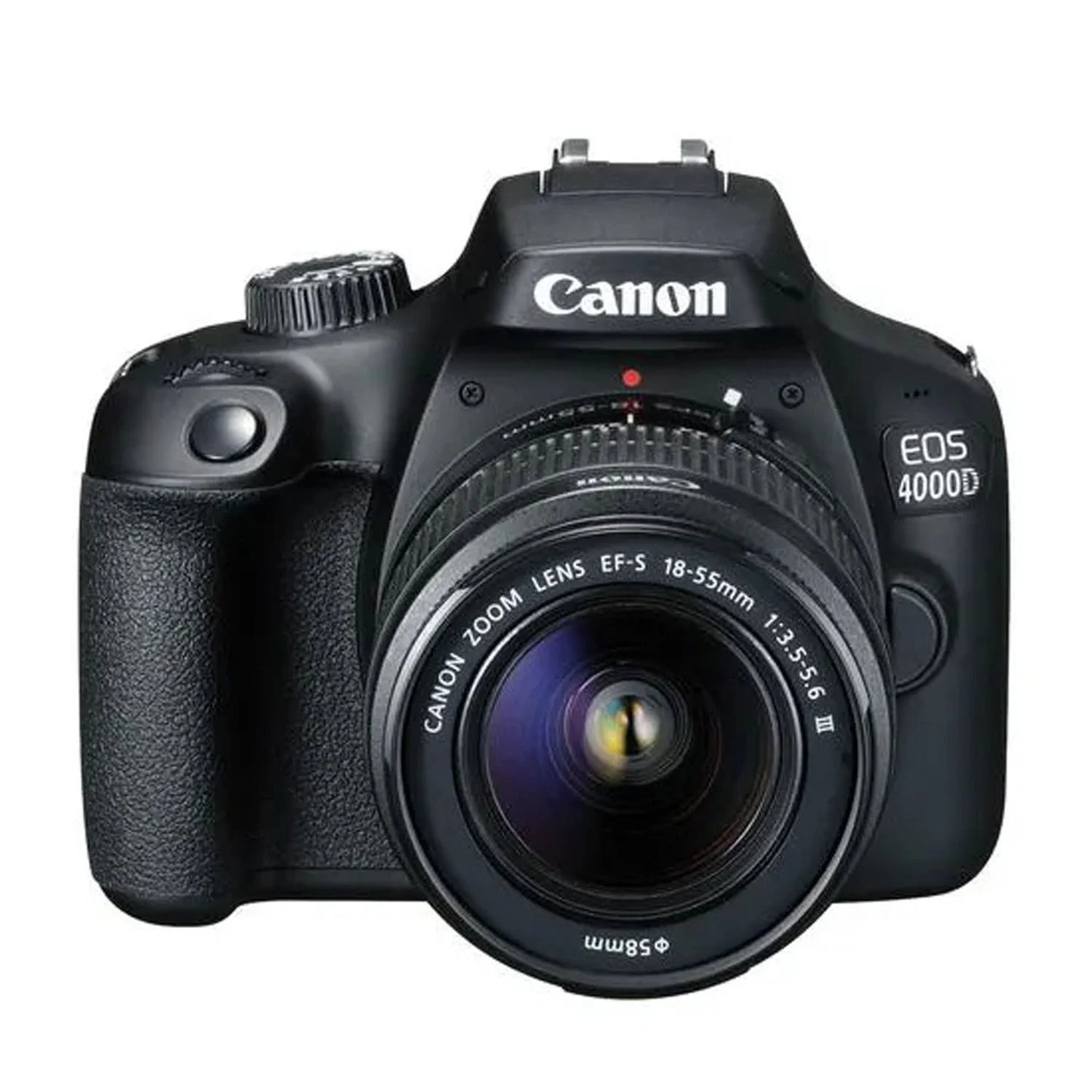 Canon EOS 4000D / Rebel T100 DSLR Camera Canon EF-S 18-55Mm F/3.5-5.6 DC III Zoom, EF 75-300Mm F/4-5.6 III and 420-800Mm F/8.3 HD Lens + 128 GB Memory + Filters + More (34Pc Bundle)