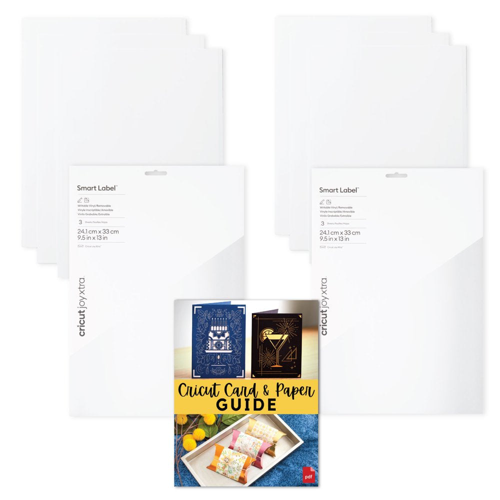 Joy Xtra Smart Removable Writable Vinyl in White Bundle