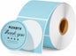 MUNBYN 2 Inch Blue Circle Thermal Sticker Labels, Self-Adhesive round Direct Thermal Labels for Logo Design, QR Code, Inventory, 750 Sheets/1 Roll