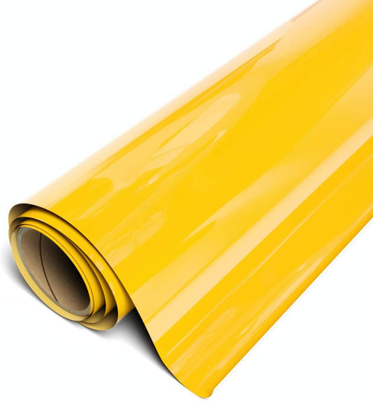 Siser Easyweed Heat Transfer Vinyl 11.8" X 5Ft Roll (Yellow) - - Compatible with Siser, Cricut, Silhouette and Other Craft/Professional Cutters - CPSIA Certified