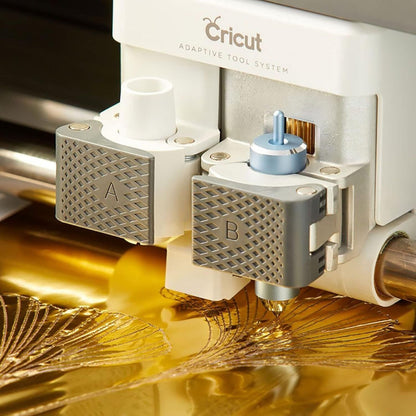 Cricut Foil Transfer Kit - for Cricut Maker & Explore Machines | Includes 12 Foil Transfer Sheets, 3 Cricut Tools in 1 with Interchangeable Tips, Tool Housing & Adhesive Tape