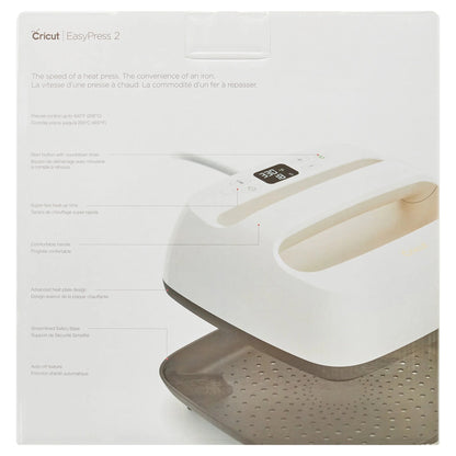 Cricut Easy Press® 2 Heat Press, Daybreak - 9 in X 9 In