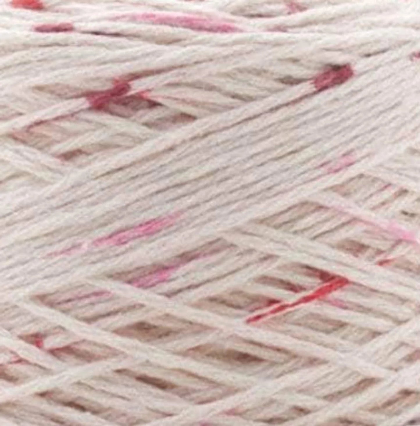 Premier Home Cotton Solid Cone Yarn, Ideal Knitting and Crochet Supplies, Made of Recycled Cotton and Polyester, White