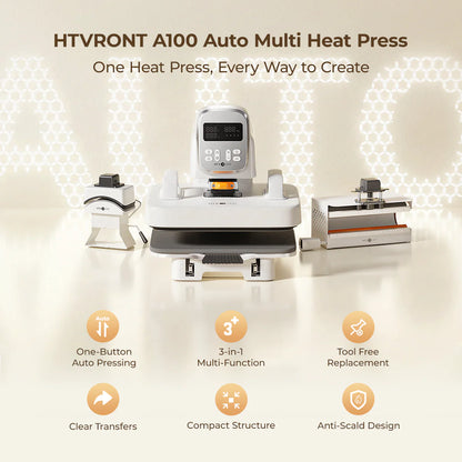 【Pre-Order】 HTVRONT A100 Auto Multi Heat Press