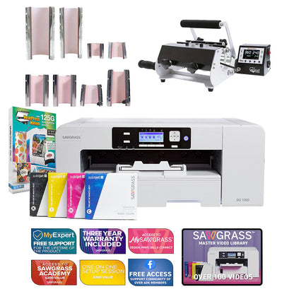 Virtuoso SG1000 Sublijet Sublimation Printer with Signature Series 8-In-1 Mug Press