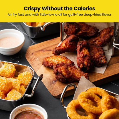 Multifunctional Digital Air Fryer+ Rotisserie, Fry, Roast & Bake, 17 Presets, XL 10L, Black
