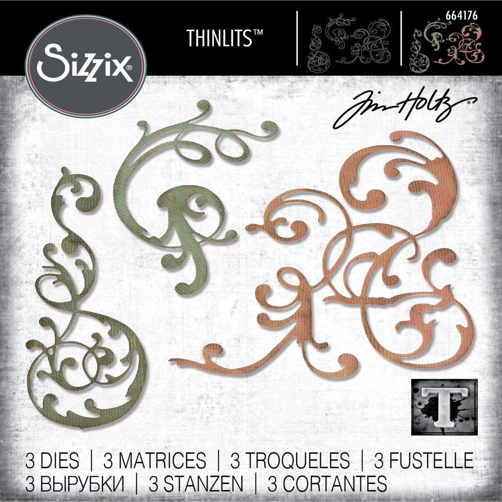 Thinlits Die Set 3PK Adorned by Tim Holtz